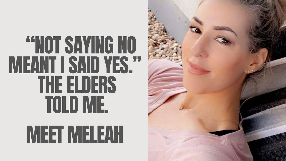 "Not saying no meant I said yes" the elders told me. Meet Meleah